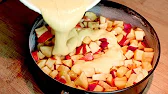 Apfelkuchen in 5 Minuten ohne Butter und Öl