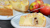 Bratapfelkuchen mit Pudding