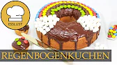 Bunter GEBURTSTAGS-REGENBOGENKUCHEN
