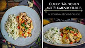 Curry Hähnchen mit Blumenkohlreis