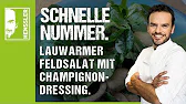 Feldsalat mit Rahmchampignon-Dressing von Henssler