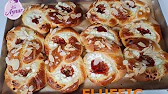 Fluffiges Hefegebäck mit Körniger Frischkäse und Marmelade