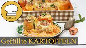 Gefüllte Kartoffeln mit Hack und vegetarisch
