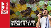 Hack-Flammkuchen mit Zweierlei Käse Rezept von Steffen Henssler