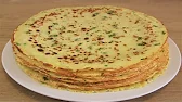 Kartoffel-Pfannkuchen mit Hackfleisch und Salat-Pfannkuchen