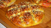 Kleines Pide Fladenbrot für Ramadan