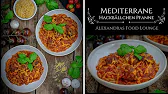 Mediterrane Hackbällchen Pfanne