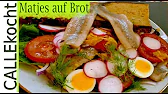 Neue holländische Matjes auf Brot