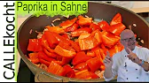 Paprikagemüse in Sahne - Schnell und Lecker