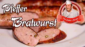 Rostbratwurst mit eingelegtem Pfeffer