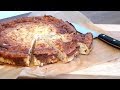 Quark-Grieß Torte mit Speck