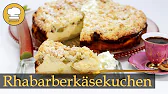 RHABARBER-KÄSEKUCHEN mit STREUSELN