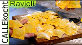 Ravioli selber machen mit Ricotta- Ruccola- Füllung