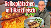 Reibeplätzchen mit Hackfleisch gefüllt