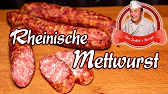 Rheinische Mettwurst selber machen