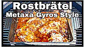 Rostbrätel im Metaxa Gyros Style aus dem Dutch Oven
