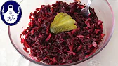 Rote Bete Salat mit gebratene Sauergurke