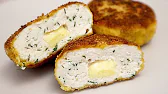 Saftige Hähnchenbrustkoteletts mit Käse