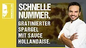Schnelles gratinierter Spargel mit Sauce Hollandaise