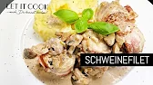 Schweinefilet im Speckmantel mit Rahmsauce