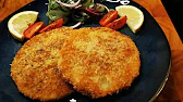 Sellerieschnitzel mit Gurkensalat