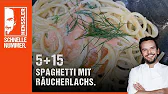 Spaghetti mit Räucherlachs Rezept von Steffen Henssler