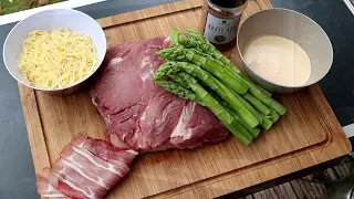 Spargel-Rollbraten