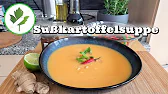 Süßkartoffelsuppe mit gerösteten Cashewkernen