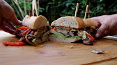 Teryaki Schweinebauch Sandwich