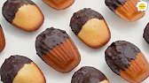 Zitronenschokolade Madeleines einfaches Kuchenrezept