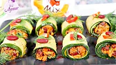 Zucchini Röllchen schnell und einfach ohne frittieren