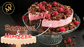 schnelle Brownies Himbeer Torte