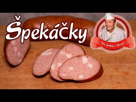 Špekáčky selber machen - böhmische Speckwurst